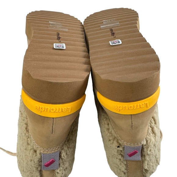 Larroude Vail Faux Fur Waterproof Boots Women’s Size 9 - Picture 12 of 16